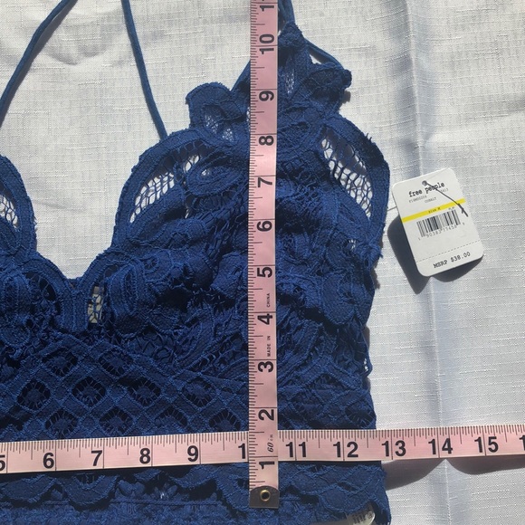 FREE PEOPLE BLUE KNIT BRALETTE - Picture 8 of 16